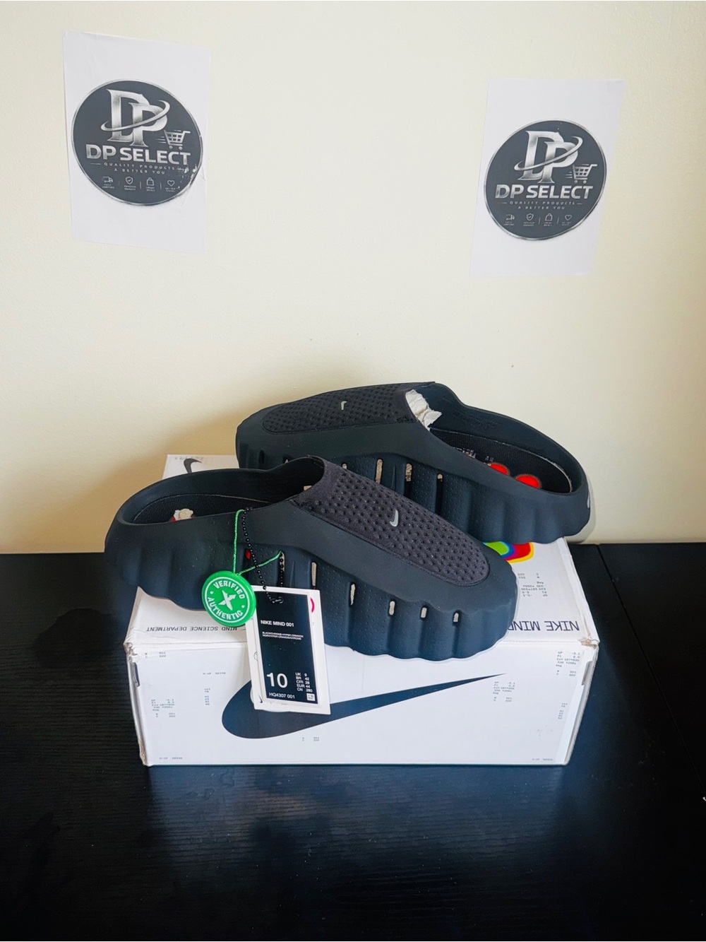 Nike Black Men's Slip-On Sandals